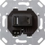 Gira Basiselement - USB wandcontactdoos 236900
