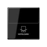 Jung A Range - Hotelcard-schakelaar A590CARDSW Zwart
