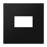 Jung LS Range - Centraalplaat USB LS1969USBSWM Grafietzwart mat