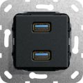 Gira Basiselement - USB wandcontactdoos 568410