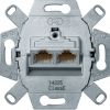 Hager Berker Basiselement - Datacontactdoos 455501 2xRJ45