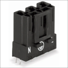 WAGO 770813 STEKER MALE PRINT 3P ZWART