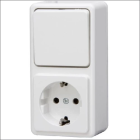 KOPP 108802007 COMBINATIE 1V RA ARCT WIT STD