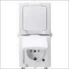 KOPP 136902009 WCD 2V RA DEKS IP44 VERT WT