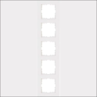 KOPP 407229008 AFDEKRAAM 5V HLD WIT HK07 PURE