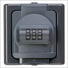 KOPP 109815008 WCD 1V RA IP44 CIJFERSLOT ANT