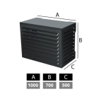 CLIMACONNE AIRCOVER3AS OMKASTING SMALL RAL7024 ANT