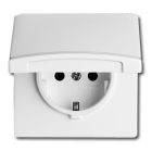 ABB BuschJaeger AllWeather IP44 Wandcontactdoos 20EUGRK34101 Alpinwit