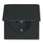 ABB BuschJaeger AllWeather IP44 Wandcontactdoos 20 EUGK35101 Antraciet