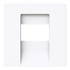 ABB BuschJaeger Art Linear Centraalplaat audioworld 176644G Verkeerswit glanzend