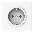 ABB BuschJaeger Art Linear Wandcontactdoos 20 EUCB44G Verkeerswit glanzend