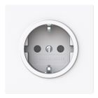 ABB BuschJaeger Art linear Wandcontactdoos 20 EUCRB44G Verkeerswit glanzend