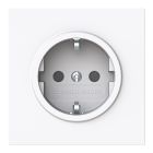 ABB BuschJaeger Art linear Wandcontactdoos 23 EUCB44G Verkeerswit glanzend