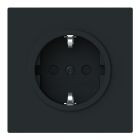 ABB BuschJaeger Art linear Wandcontactdoos 20 EUCRB45M Zwart mat