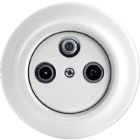 ABB BuschJaeger Decento Antennecontactdoos 1743 J64 Verkeerswit