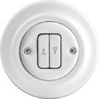 ABB BuschJaeger Decento Jaloezie impulsdrukker 20224 UJ64 Verkeerswit