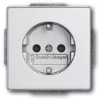 ABB BuschJaeger Future Linear Wandcontactdoos 20 EUC83 Aluzilver