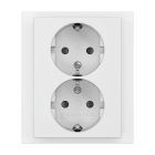 ABB BuschJaeger Future Linear Wandcontactdoos 202 EUJRB884 Verkeerswit mat