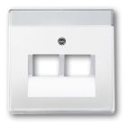 ABB BuschJaeger FutureSolo Centraalplaat IAEUAE 18030284 Verkeerswit glanzend