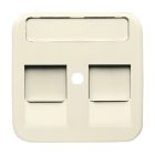 ABB BuschJaeger Standaard SI Centraalplaat RJ45 1800212 Crème