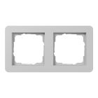 Gira E1 Afdekraam 0212154 Grijs mat