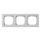 Gira E1 Afdekraam 0213154 Grijs mat