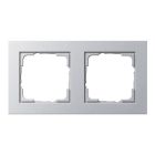 Gira E2 Afdekraam 021225 Aluminium