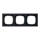 Gira E2 Afdekraam 021309 Zwart mat