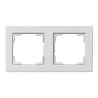 Gira E2 Afdekraam 021237 Grijs mat