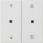 Gira eNet Bedieningstoets 549227 Alpinwit mat