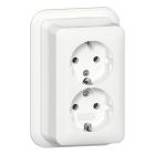 Gira Opbouw Wandcontactdoos 478011 Alpinwit