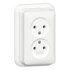 Gira Opbouw Wandcontactdoos 479111 Alpinwit