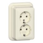 Gira Opbouw Wandcontactdoos 478010 Crème