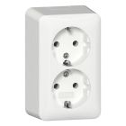 Gira Opbouw Wandcontactdoos 478014 Alpinwit