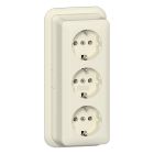 Gira Opbouw Wandcontactdoos 478910 Crème