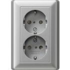 Gira Standaard 55 Wandcontactdoos 078326 Aluminium