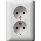 Gira Standaard 55 Wandcontactdoos 078804 Alpinwit mat