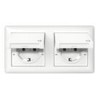 Gira Standaard 55 Wandcontactdoos 415803 Alpinwit glanzend