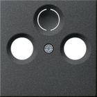 Gira Systeem 55 Centraalplaat satelliet 086928 Antraciet