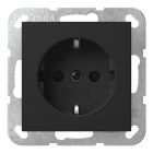 Gira Systeem 55 Wandcontactdoos 4755005 Zwart mat