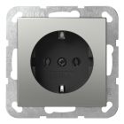 Gira Systeem 55 Wandcontactdoos 4466600 Edelstaal