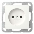Gira Systeem 55 Wandcontactdoos 448027 Alpinwit mat