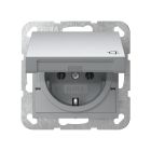Gira Systeem 55 Wandcontactdoos 445426 Aluminium