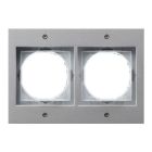 Gira Tx44 Afdekraam 021265 Aluminium