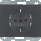 Hager Berker K.1 Wandcontactdoos 47357006 Antraciet