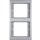 Hager Berker K.5 Afdekraam 13237004 Edelstaal