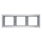 Hager Berker K.5 Afdekraam 13737003 Aluminium