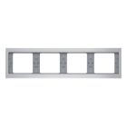 Hager Berker K.5 Afdekraam 13837003 Aluminium