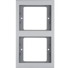 Hager Berker K.5 Afdekraam 13237003 Aluminium