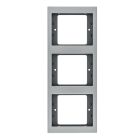 Hager Berker K.5 Afdekraam 13337003 Aluminium